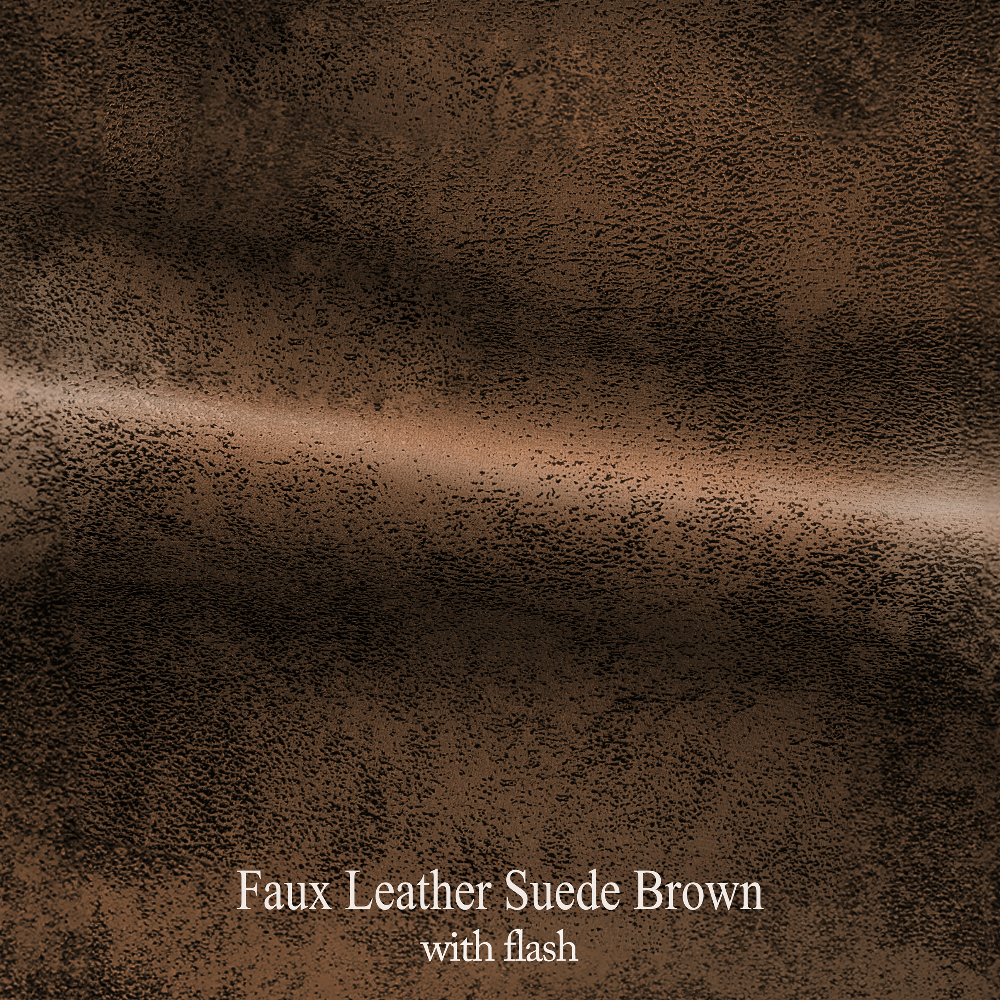 Livorno Faux Leather Suede Brown 2C2 Corner Sofa
