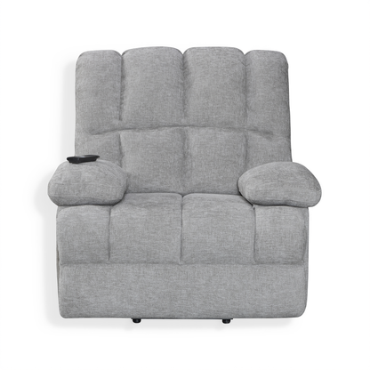 Edmonton grey electric riser recliner armchair – front view