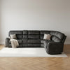 Vegas Power Recliner Corner Sofa - Grey — main product image