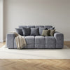 Jacob 3 Seater Sofa - Grey — main product image