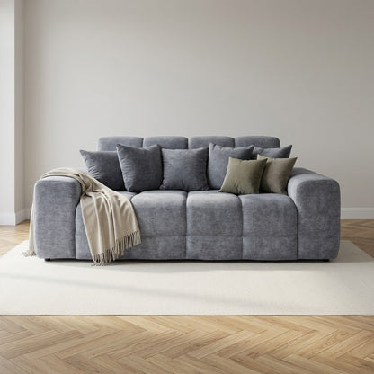 Jacob 3 Seater Sofa - Grey — main product image