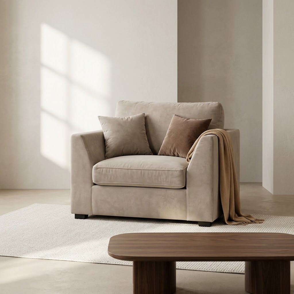 Optional matching armchair for Bishop Teddy Boucle U Shape Sofa