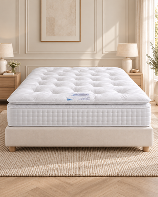 Cloud 2000 Pillowtop Pocket Memory Sprung Mattress - Firm