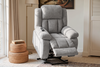 Ontario grey electric riser recliner armchair – living room view