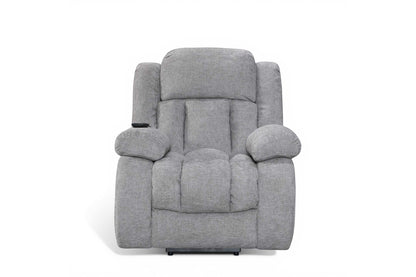 Ontario grey electric riser recliner armchair – front view