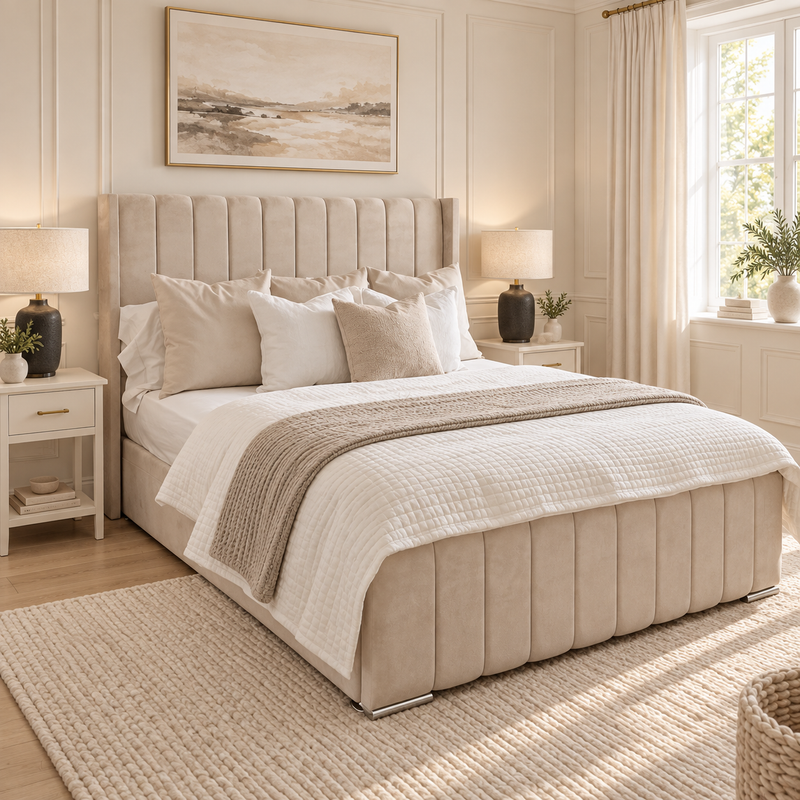Zara Wing Divan Bed With Footboard