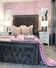 Lovemybedss Bliss Buttoned Bespoke Bed