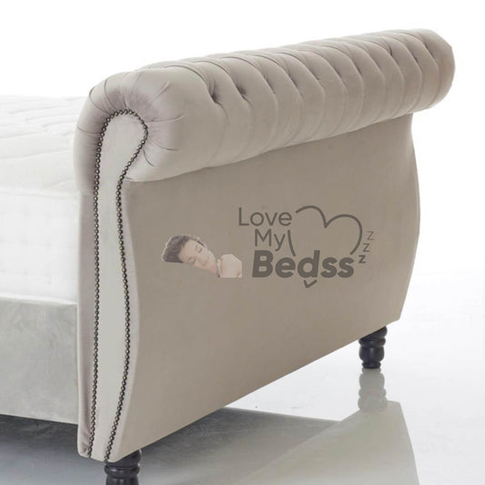 Supreme Swan Sleigh Bed