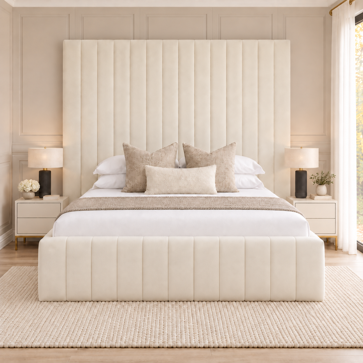 Addison Bed Frame – Head-On Front View