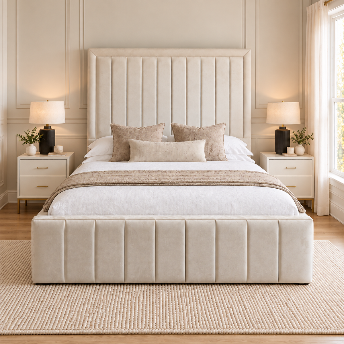 Aria Bed Frame – Head-On Front View