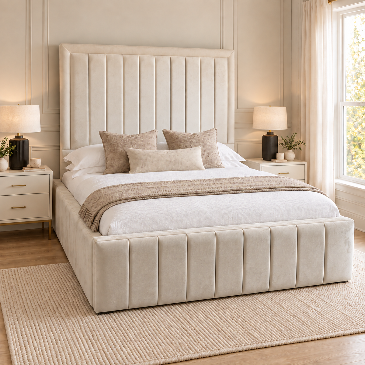 Aria Bed Frame – Left-Side View