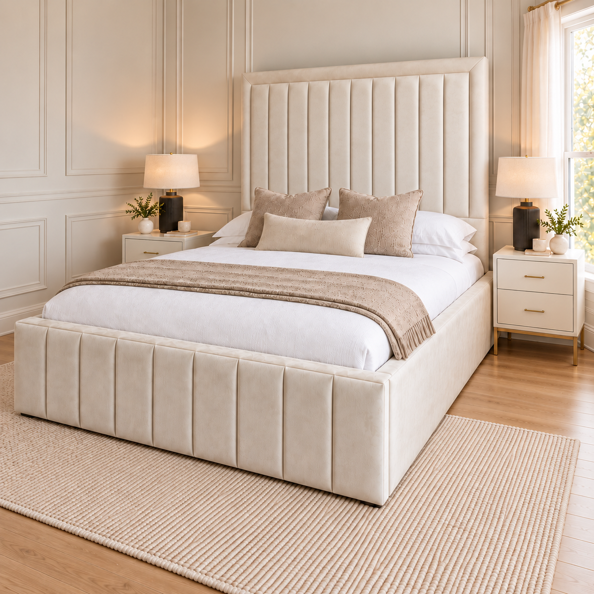 Aria Bed Frame – Right-Side View