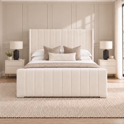 Arizona Wing Bed Frame – Head-On Front View