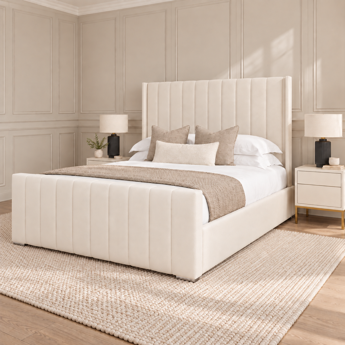 Arizona Wing Bed Frame – Right-Side View