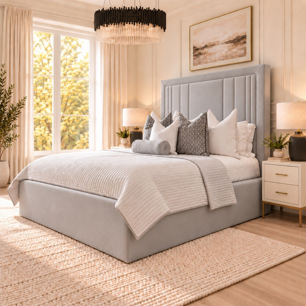 Charlotte bed, opposite corner view