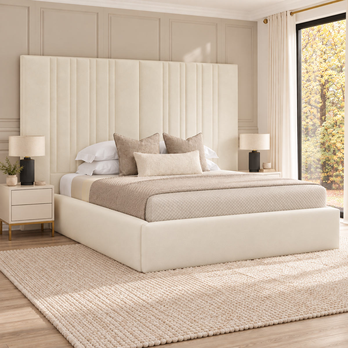 Chateaux Bed Frame in a luxury bedroom – main view