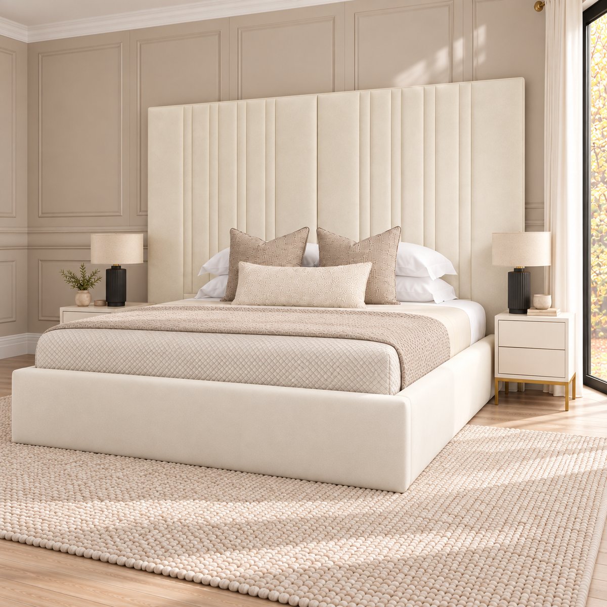 Chateaux Bed Frame – right angle view