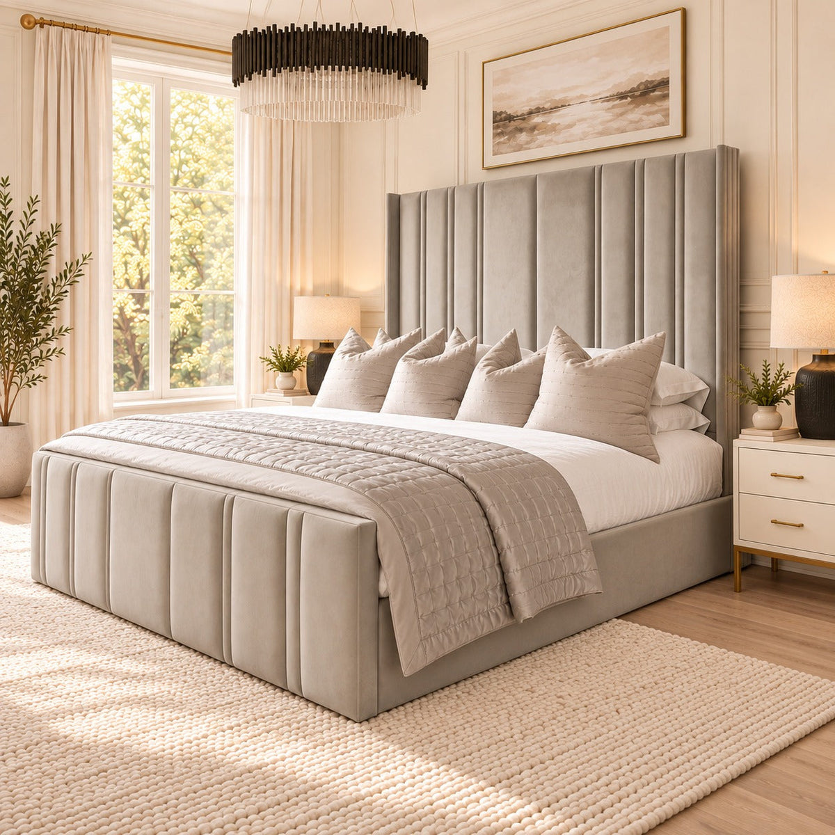 Dolce bed, opposite corner view