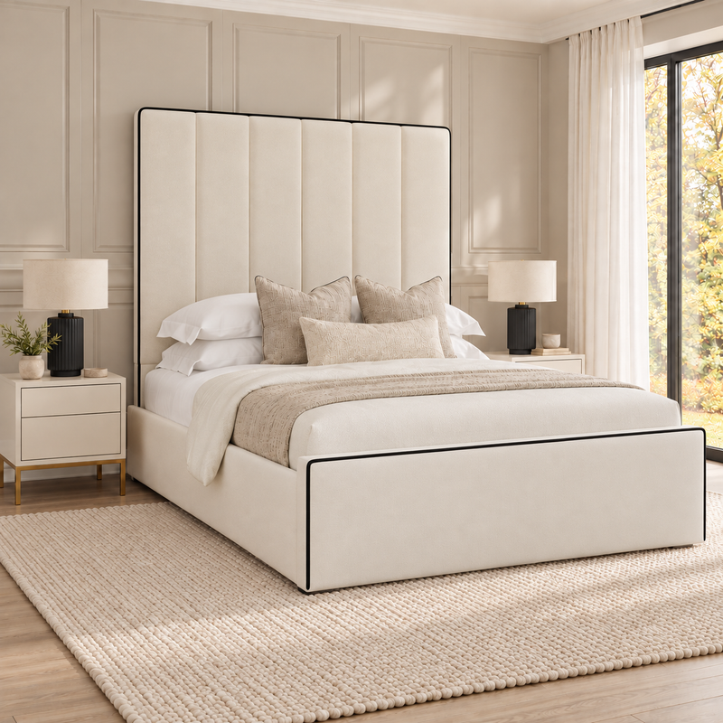 Emma Piping Bed Frame