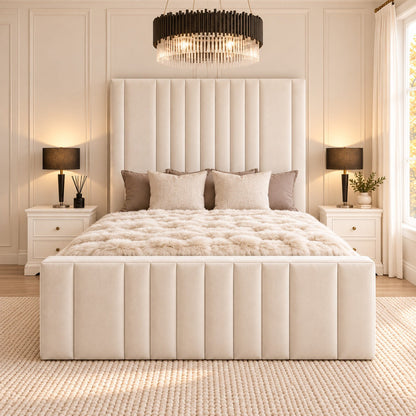 Luciano bed, front view