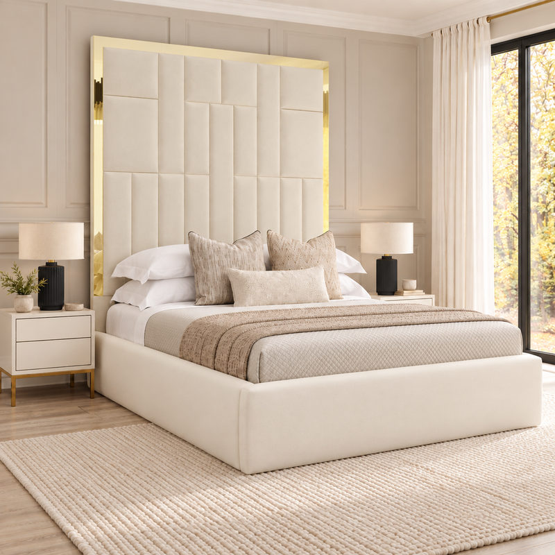 Markland High Headboard Bed Frame