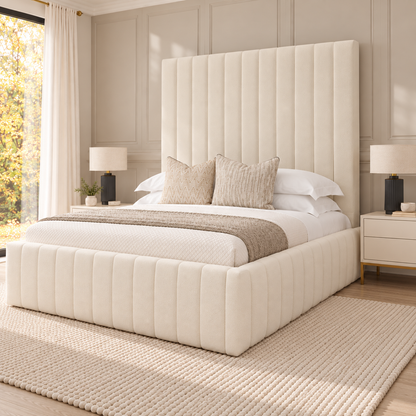 Sahara Bed Frame in a luxury bedroom – right angle
