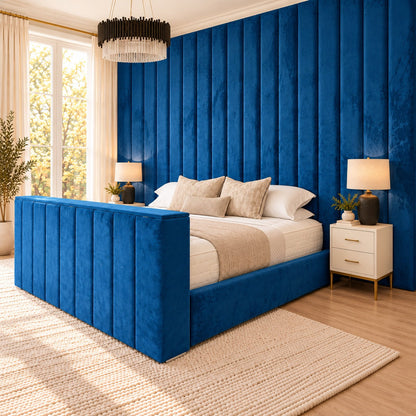 Santorini bed, opposite corner view