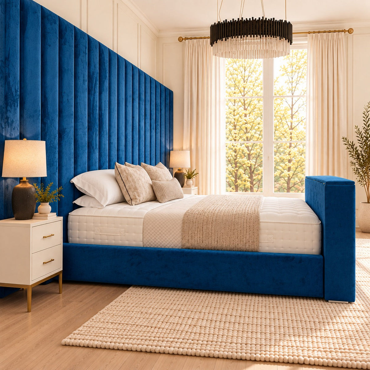 Santorini bed, side view