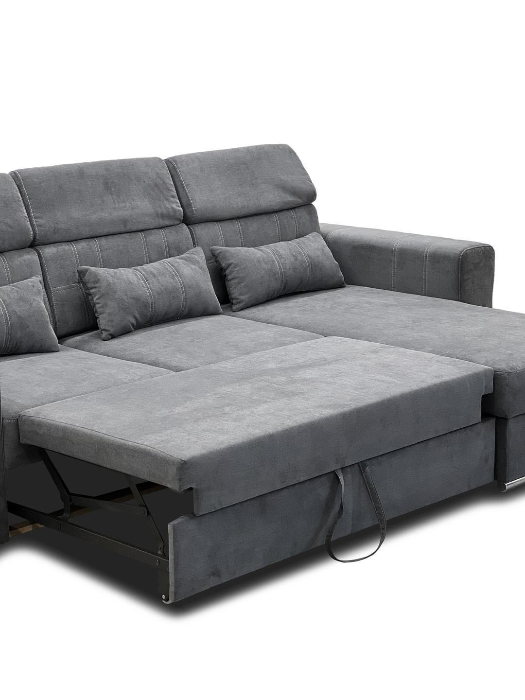 Luke Sofa Bed With Storage - Grey