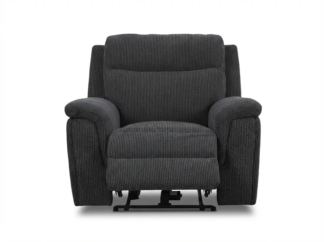 Maverick Black Power Recliner Armchair