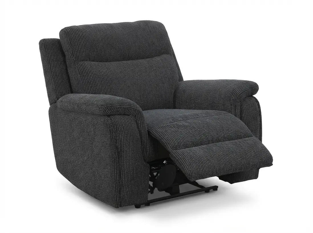 Maverick Black Power Recliner Armchair