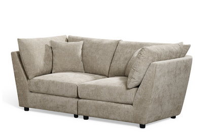 Madelyn 2 Seater Modular Sofa - Beige Chenille – gallery view 3