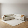 Marlow Beige Large Corner Sofa in a styled living room