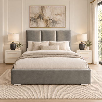 Marlowe Triple Panel Bed Frame — Front View