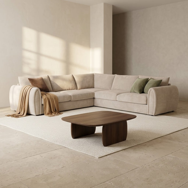 Mirabel Sofa Mocha Large Corner