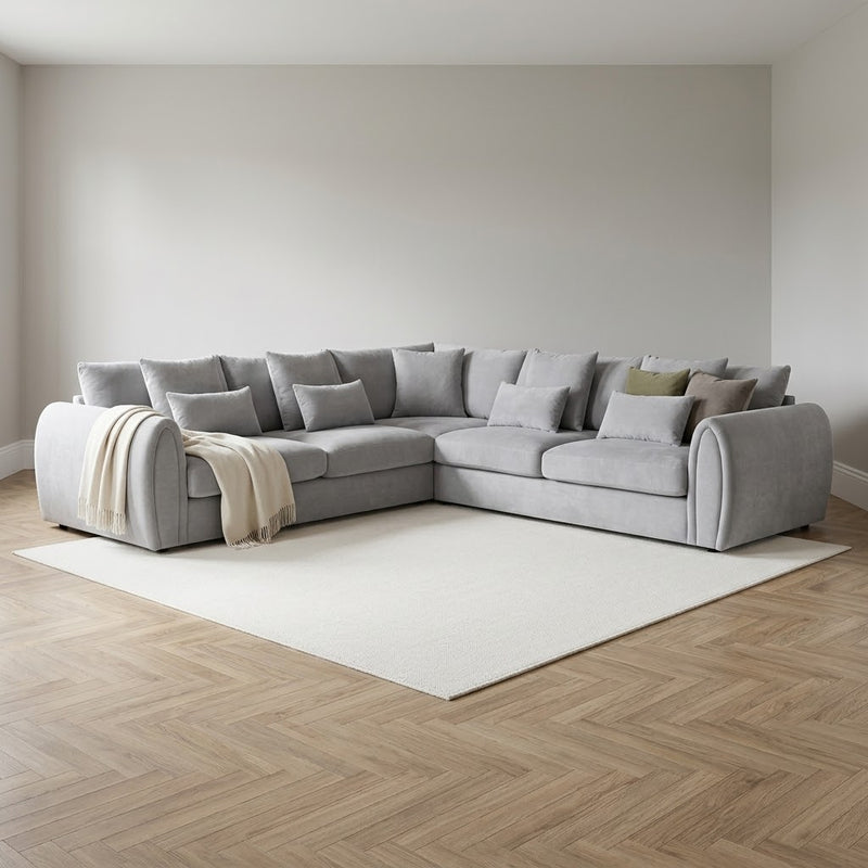 Mirabel Sofa Grey Large Corner