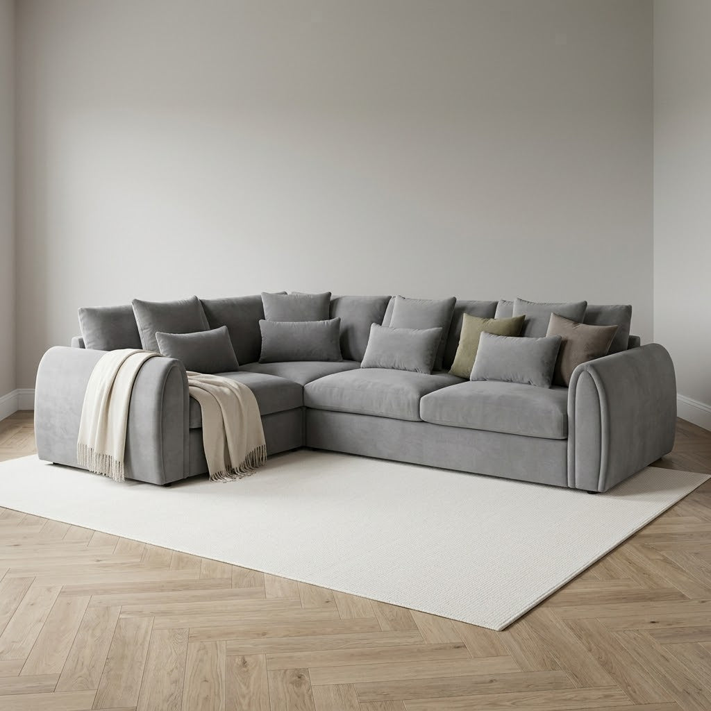 Mirabel Sofa Left Hand Facing Corner Grey