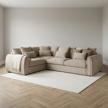 Mirabel Sofa Left Hand Facing Corner Mocha