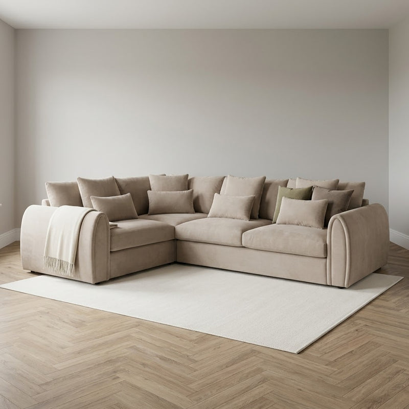 Mirabel Sofa Left Hand Facing Corner Mocha