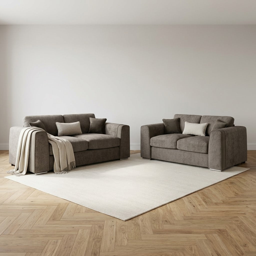 Naples 3+2 Seater Sofa Set - Mocha