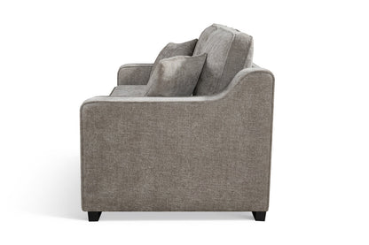 Nathan Grey Chenille Fabric 3 Seater Sofabed