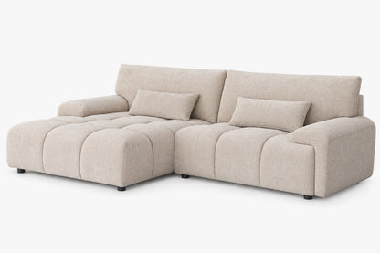Oakham beige universal corner sofa – product view 2
