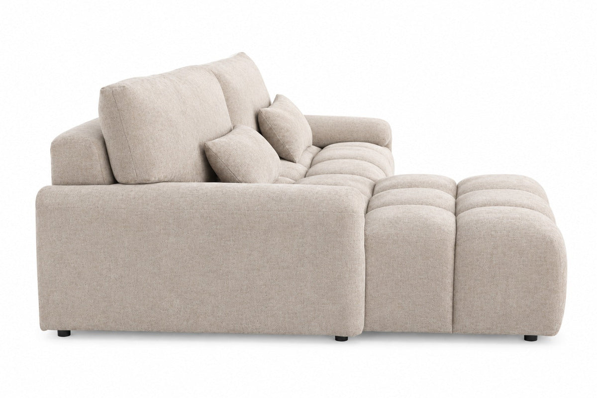 Oakham beige universal corner sofa – product view 3