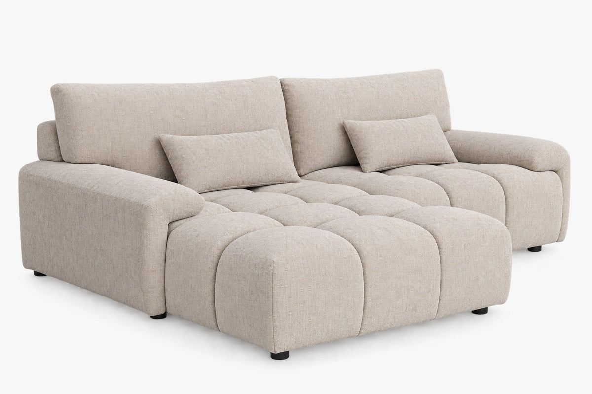 Oakham beige universal corner sofa – product view 5