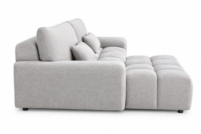 Oakham light grey universal corner sofa – product view 3