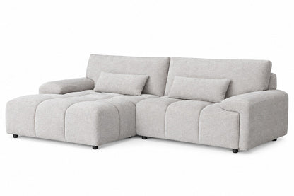 Oakham light grey universal corner sofa – product view 4