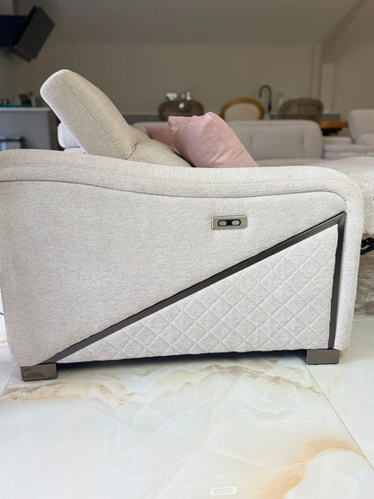 Ohio Power Modular Corner Sofa - Beige