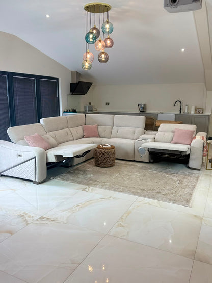 Ohio Power Modular Corner Sofa - Beige