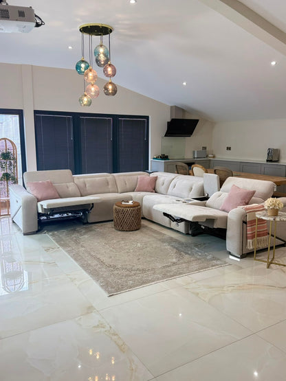 Ohio Power Modular Corner Sofa - Beige