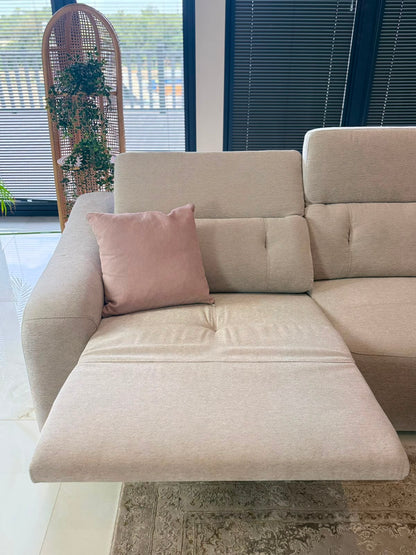 Ohio Power Modular Corner Sofa - Beige